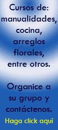 No sabe cómo hacer X ó Y?  Organice a un grupo de personas cercanas a usted y comparta unas clases de cocina, arreglos florales, manualidades, entre otros.   Telfono:  2441-2411